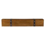 Belham Living Rustic Timber Beam Fireplace Mantel N2