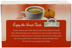 Grove Square Cappuccino, French Vanilla, 24 Count Single Serve Cups N11