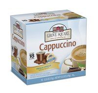Grove Square Cappuccino, French Vanilla, 24 Count Single Serve Cups N15