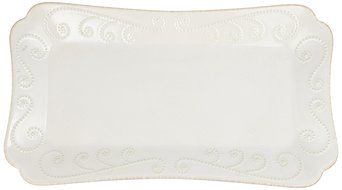 Lenox French Perle Oval Platter, White N29