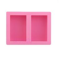 MEXUD-Silicone Soap Cake Mould Fondant Chocolate Soap Mould For Ice Cube Candy Chocolate Cake Cookie (Double -... N32