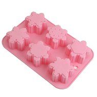 MEXUD-Silicone Soap Cake Mould Fondant Chocolate Soap Mould For Ice Cube Candy Chocolate Cake Cookie (Double -... N38