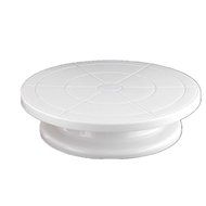 Lariy Safe Plastic Turntable Cake Decorating Rotating Kitchen Display Stand Cake Pan N3