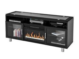 Madie Flat Panel TV Stand With 26" Crystal Fireplace insert