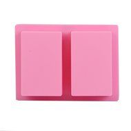 MEXUD-Silicone Soap Cake Mould Fondant Chocolate Soap Mould For Ice Cube Candy Chocolate Cake Cookie (Double -... N40
