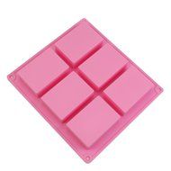MEXUD-Silicone Soap Cake Mould Fondant Chocolate Soap Mould For Ice Cube Candy Chocolate Cake Cookie (Double -... N47