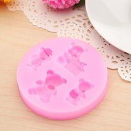Silicone Winnie Fondant Cake Cupcake Mold DIY Chocolate Mold N2