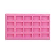 MEXUD-Silicone Soap Cake Mould Fondant Chocolate Soap Mould For Ice Cube Candy Chocolate Cake Cookie (Double -... N49