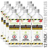 Moda Flame 1 Liter Bio-ethanol Fireplace Fuel (12 Bottles)