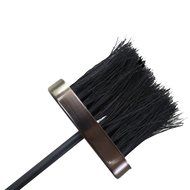 Antique Handle Fireplace Tool Set w/ Poker Brush Tongs Shovel From Boone Hearth (Brass Handle)