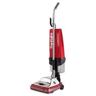 Electrolux Sanitaire - Upright Vacuum with EZ Kleen Dust Cup, 7 Amp, 12" Path, Red/Steel 887 (DMi EA N3