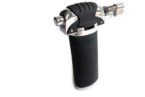 Professional Culinary Kitchen Blow Torch for Creme Brulee Takes Butane Gas Premium Blowtorch Safety Lock and Flame...