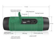 ZEALOT S1 Portable Bluetooth Speakers 24 Hours Play Time Wireless Bike Speaker with Micro SD Card Slot AUX Input... N2