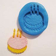 Cake Party Flexible Food Grade Silicone Push Mold for Polymer Clay, Resin,wax,miniature Food,sweets,plaster