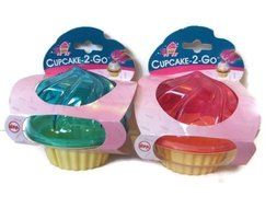 Evriholder C2G Cupcake To Go, Set of 2, Pink and Turquoise by Evriholder