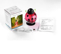 SanSiDo Mini USB LED Cute Beetles Ultrasonic Mist Humidifier Vehicle Portable Air Diffuser Night Light Aroma Mist... N5