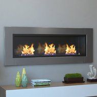 Moda Flame Devant Ventless Bio Ethanol Wall Mounted Fireplace N2