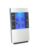 E Support&trade; Indoor Humidity Monitor Hygrometer Digital Thermometer Monitor with Large LCD Display (silver) N4