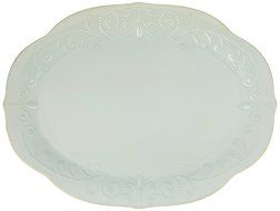 Lenox French Perle Oval Platter, White N55