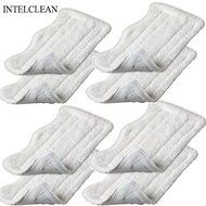 INTELCLEAN Accessories For 8pcs Replacement Microfiber Pads for Euro Pro Shark Steam Mop S3250 S3101 (set of 8)