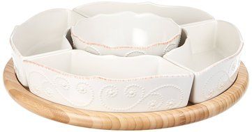 Lenox French Perle Oval Platter, White N58