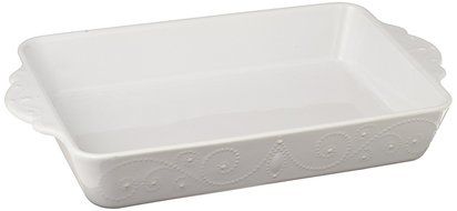 Lenox French Perle Oval Platter, White N60