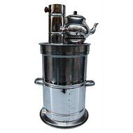 Antique Vintage Russian Turkish Samovar Urn Reproduction + Teapot Samowar Самовар N2