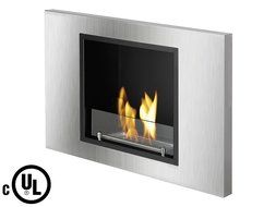 Ignis Lima Recessed Ventless Ethanol Fireplace UL Listed / UL Approved Fireplace