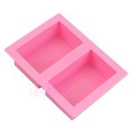 MEXUD-Silicone Soap Cake Mould Fondant Chocolate Soap Mould For Ice Cube Candy Chocolate Cake Cookie (Double -... N55