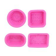 MEXUD-Silicone Soap Cake Mould Fondant Chocolate Soap Mould For Ice Cube Candy Chocolate Cake Cookie (Double -... N57