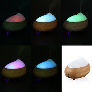 TurnRaise Portable Ultrasonic Aroma Humidifier Aromatherapy Essential Oil Diffuser with 7 color LED Lights(Wood... N4