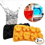 Skull &amp; Crossbones (2-Pack) Silicone Baking Mold (Perfect for Candy,Chocolate,Ice,Gummies,and More) N5