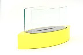 Chic Fireplaces- Luxury Concord Black Table Top Ventless Bio Ethanol Fireplace Indoor / Outdoor N2
