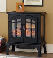 Argo Furniture Jax Infrared Freestanding Portable Compact Electric Fireplace