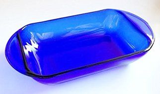 Anchor Hocking Glass 1 Quart 6X9 Baking Pan - Cobalt Blue N2