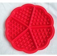 Silicone Baking Mold Cake Mold Checkered Cake mold Red Love