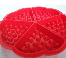 Silicone Baking Mold Cake Mold Checkered Cake mold Red Love N2
