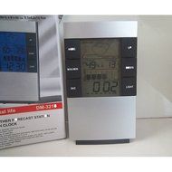E Support&trade; Indoor Humidity Monitor Hygrometer Digital Thermometer Monitor with Large LCD Display (silver) N6