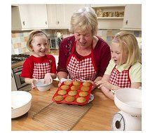 OUMOSI 12 Cup Silicone Mini Muffin Cupcake Maker Fondant Mold Pastry Tool Mould N2