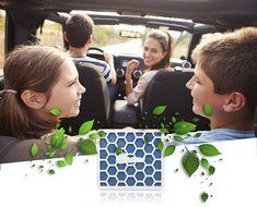 Car Air Freshener, ECOM Car Air Purifier Car Freshener and Disinfection with Chlorine Dioxide to Denatures Germs... N2