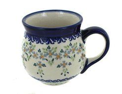Polish Pottery Summer Vine Bubble Mug