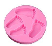Lariy Food Grade Silicone Foot Shape Chocolate Candy Fondant Candle Bake Mold N3