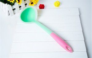 Silicon Spatula With Long Hand Grip Non-Stick Kitchen Necessary Cookware Parts Household. N2