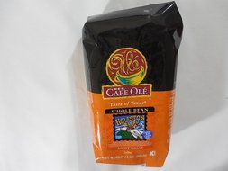 HEB Cafe Ole Whole Bean Coffee 12oz Bag (Pack of 3) (Texas Pecan - Medium Dark Roast (Full City)) N25