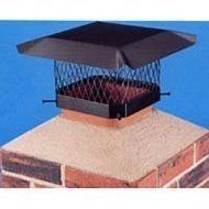 Hy-C SC913 9-inches x 13-inches Chimney Cover, Black, Galvanized Steel by HY-C COMPANY INC