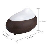 140ml Cool Mist Humidifier Ultrasonic Aroma Essential Oil Diffuser with 7 Cloor LED Lights for Office Home Room... N4
