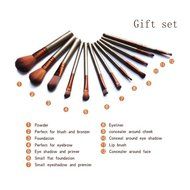 7+12 Pieces Makeup Brush Set Professional Metal Handle Foundation Blending Blush Concealer Eye Face Liquid Powder... N2