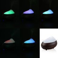 TurnRaise Portable Ultrasonic Aroma Humidifier Aromatherapy Essential Oil Diffuser with 7 color LED Lights(Wood... N12