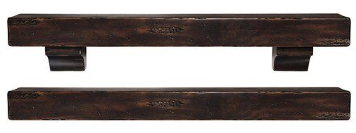 Pearl Mantels Shenandoah Traditional Fireplace Mantel Shelf N6