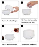 Aromatherapy Essential Oil Diffuser,Werleo 250ml Cool Mist Whisper Quiet Ultrasonic Aroma Air Humidifier 7 Color... N5